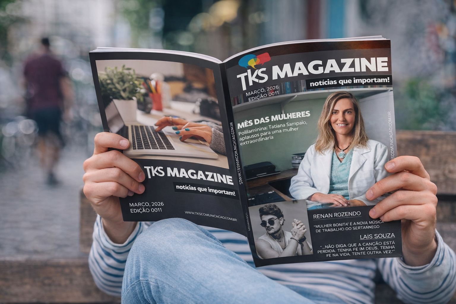 TKS Magazine: entre o impresso e o digital